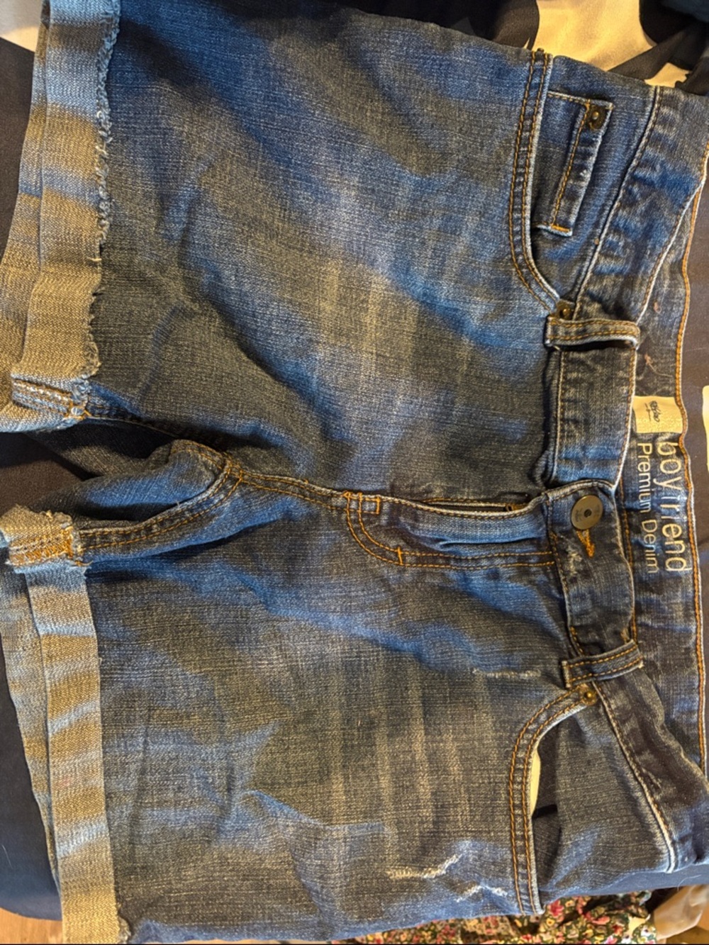 Massimo Blue Denim Jean Shorts